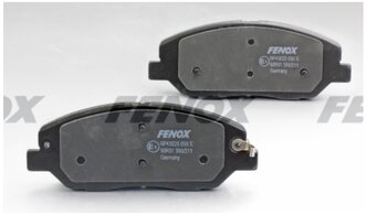 Дисковые тормозные колодки передние Fenox BP43025 для Hyundai, Kia, SsangYong (4 шт.)