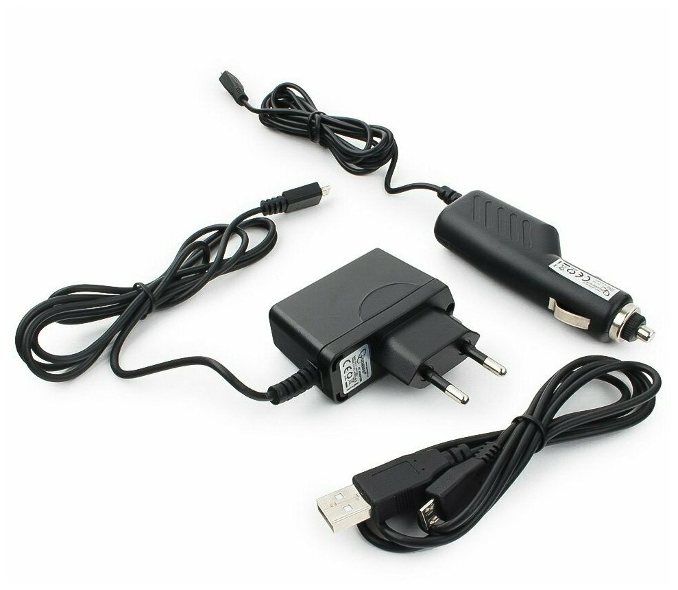 Набор зарядных устройств с MicroUSB разъемом Gembird MP3A-CAR-KIT1