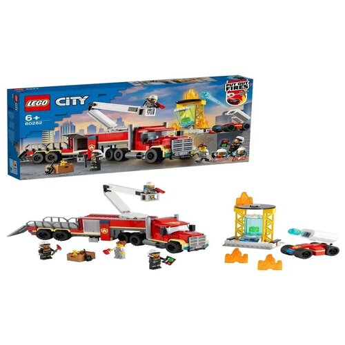 lego city пожарная команда 766 дет 60321 Конструктор LEGO CITY Fire Команда пожарных