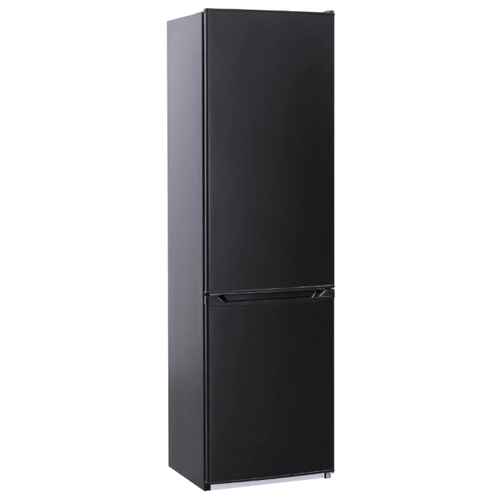 Холодильник двухкамерный JACOO JRN 024B, NO FROST с нижним расположением морозильной камеры, черный матовый
