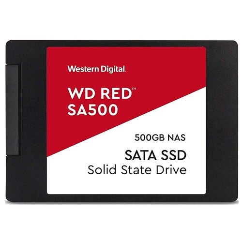 Твердотельный накопитель Western Digital 500Gb SA500 Red SSD WDS500G1R0A ssd western digital red sa500 500 гб wds500g1r0b