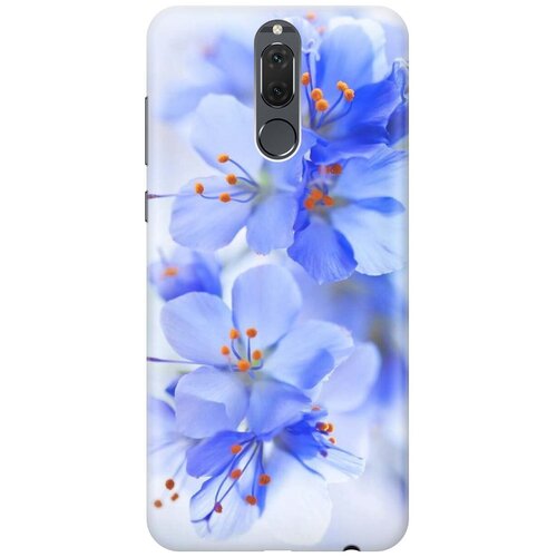 фото Gosso ультратонкий силиконовый чехол-накладка для huawei nova 2i с принтом "лазурные орхидеи"