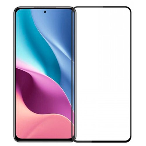 фото Защитное стекло для телефона xiaomi poco f3 / полноэкранное стекло для смартфона сяоми поко ф3 с олеофобным покрытием и черной рамкой / полная проклейка экрана / премиум качество / защита от падений (черный) сotetci