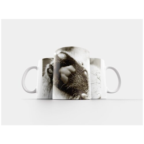 фото Кружка "лапа, кот, шерсть" 320 мл lotsprints