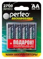 Аккумулятор Perfeo AA2700mAh/4шт+BOX