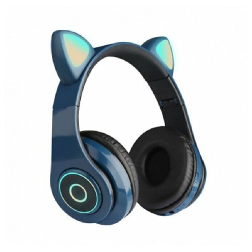 Наушники светодиодные кошачьи уши HL89 CAT EAR синие 114900₽