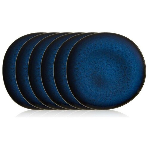 фото Набор тарелок villeroy & boch lave bleu 28 см 6 шт