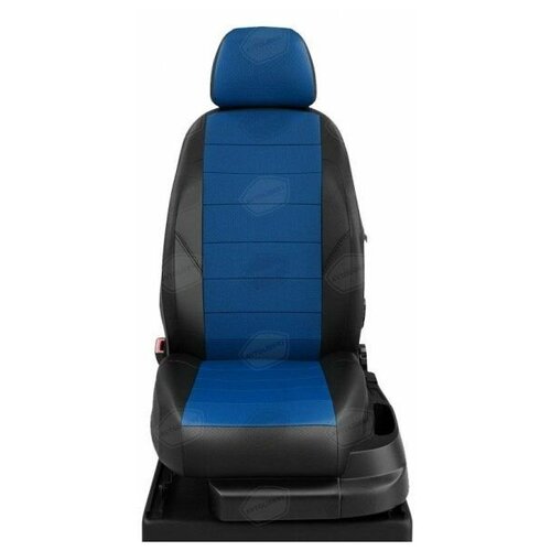 фото Чехлы mazda 6 2 gh 2002-2020 экокожа черный, синий автолидер mz16-0303-ec05 avtolider1