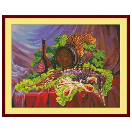 фото Набор для вышивания zengana б-078 бисером изобилие 1 шт.