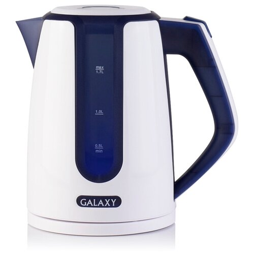 Чайник электрический Galaxy GL 0207 17л 2200Вт синийбелый корпус пластик 213000₽
