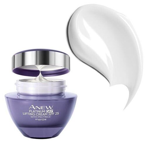 Avon Дневной лифтинг-крем для лица SPF 25 Anew, 50 мл / антивозрастной крем / лифтинг крем омолаживающий / крем против морщин