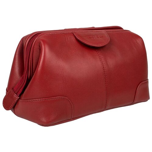 Сумка  клатч Hidesign, натуральная кожа, красный, черный