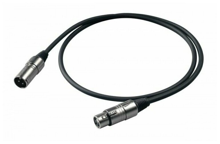 Шнур Proel XLR M - XLR F BULK250LU3 3m