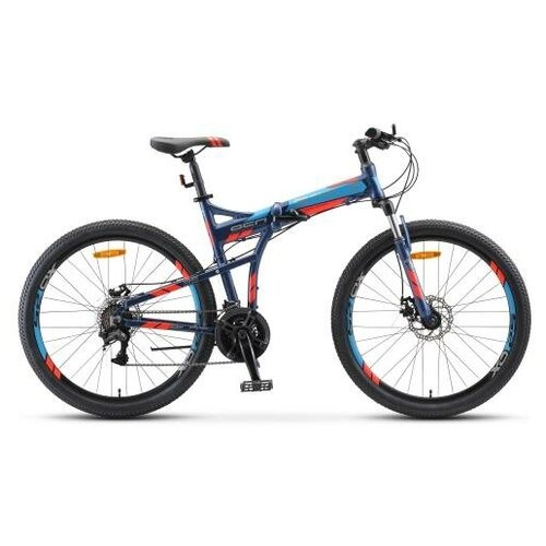 Горный MTB велосипед STELS Pilot 950 MD 26 V011 2020 тёмно-синий 19 в собранном виде 2150000₽