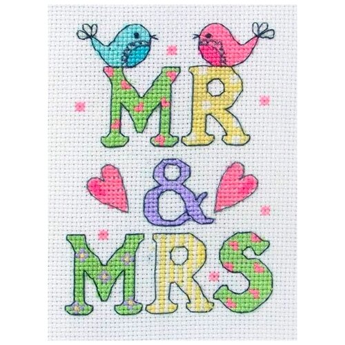 фото * набор для вышивания anchor wedding mini 11*8см, mez, pce754