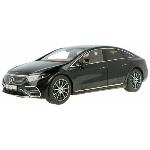 Модель автомобиля NZG - Mercedes-Benz EQS AMG Line (V297) 2022, Obsidian Black (Черный), 1:18