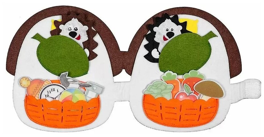 Развивающая игрушка SmileDecor "Чудо-дом "Грибок", текстиль, от 3 до 7 лет — фото 1