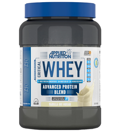 Протеин сывороточный Applied Nutrition Cristal Whey ваниль 900 гр 1win протеин сывороточный с всаа whey protein вкус ваниль 450 гр