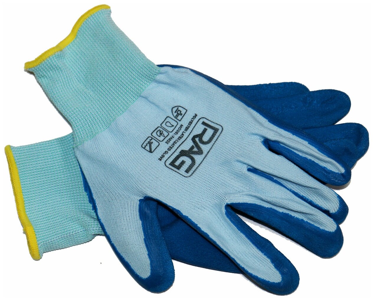 фото Перчатки нейлоновые с латексным мокрытием WorKer, 1 пара