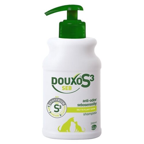 Шампунь дуксо СЕБ для кошек и собак для жирной кожи 200 мл