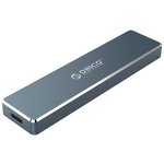 Корпус для SSD M2 SATA Orico PVM2F-C3-GY, USB Type C Silver - изображение