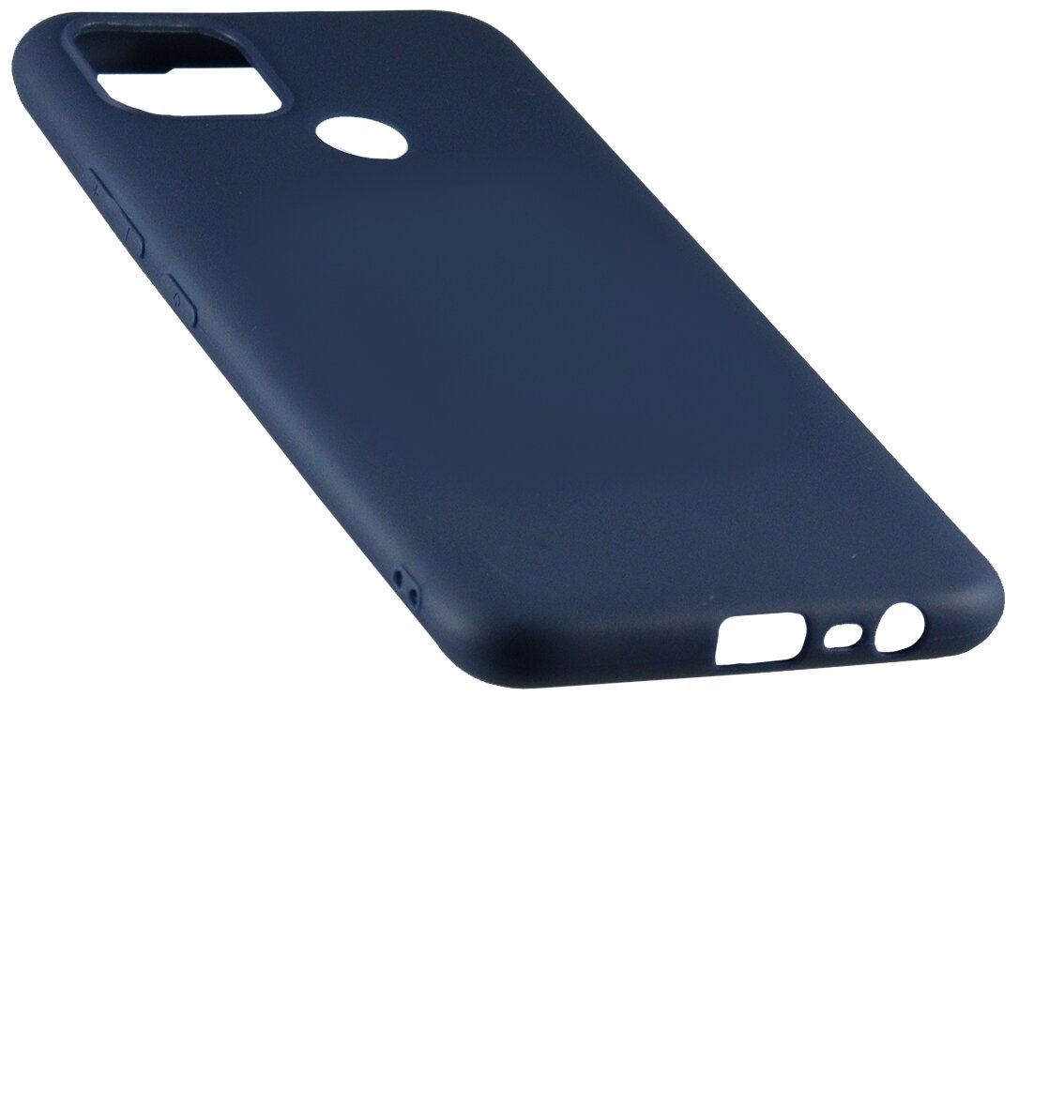 Чехол защитный TPU LuxCase для Xiaomi Redmi 9C, Синий, 1,1 мм - фото №3