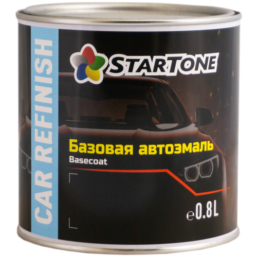 Эмаль базовая Startone черная 0,8л