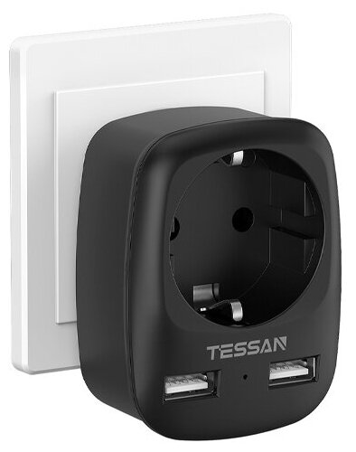 Сетевые фильтры TESSAN TS-611-DE Black