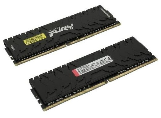 Модуль памяти 64GB Kingston FURY Renegade Black DIMM PC21300 DDR4 2666MHz KF426C15RBK264 Kit of 2 2038400₽