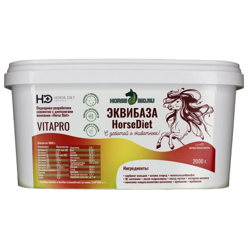 Витаминный комплекс Эквибаза HD Horse-Bio VitaPro 2000 г