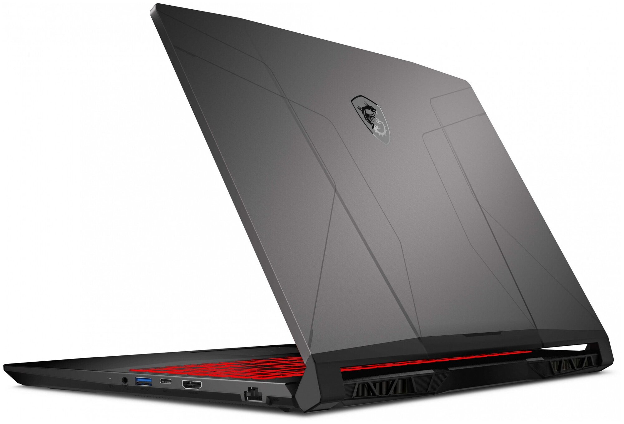 Ноутбук MSI GL66 11UCK-424XRU 156 FHD Intel Core i5-11400H 8Gb 512Gb SSD no ODD NVidia RTX3050 4Gb DOS серый
