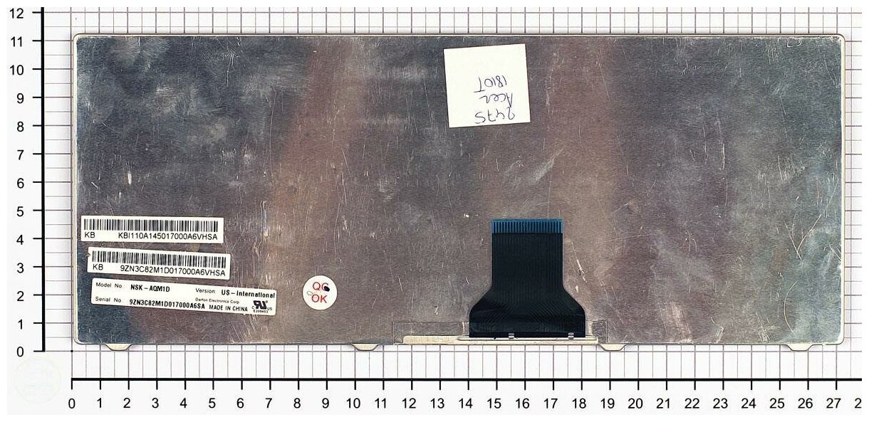 Клавиатура для ноутбука MP-09B93U4-920 белая
