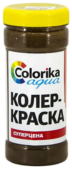 Колер -краска Colorika Aqua шоколадная 0,5 кг