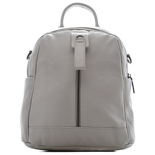 фото Рюкзак женский senorita из натуральной кожи серый.