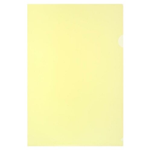Calligrata Папка-уголок Calligrata, А4, 180мкм, прозрачная, желтая