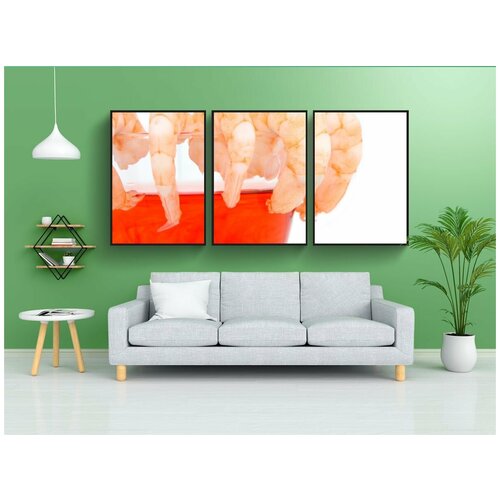 фото Набор модулных постеров для интерьера "алкоголь, азиатский, китайский язык" 60x90 см. в тубусе, без рамки lotsprints