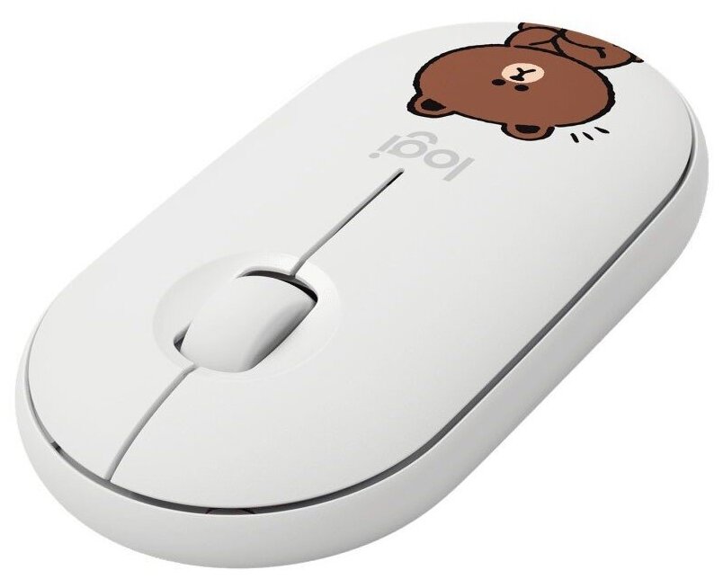 Logitech M350 Pebble Line Friends Brown