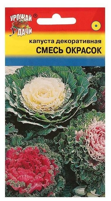 Семена цветов Капуста декоративная Смесь окрасок 02 г