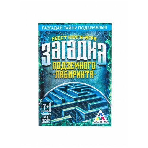 фото Книга-квест "загадка подземного лабиринта" версия 1, 7+, 5 шт. лас играс