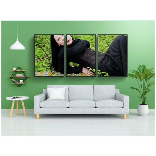 фото Набор модулных постеров для интерьера "склад, модель, леди" 60x90 см. в тубусе, без рамки lotsprints