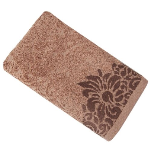фото Tana home collection полотенце sandra цвет: светло-коричневый (70х140 см) br41965