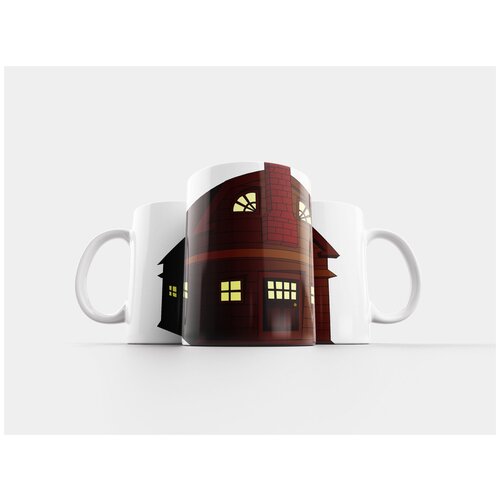 фото Кружка "лачуга, хижина, деревянный" 320 мл lotsprints