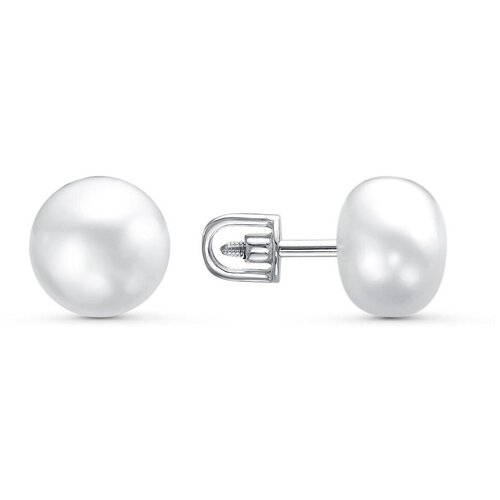 Серьги Serebromag из серебра с жемчугом