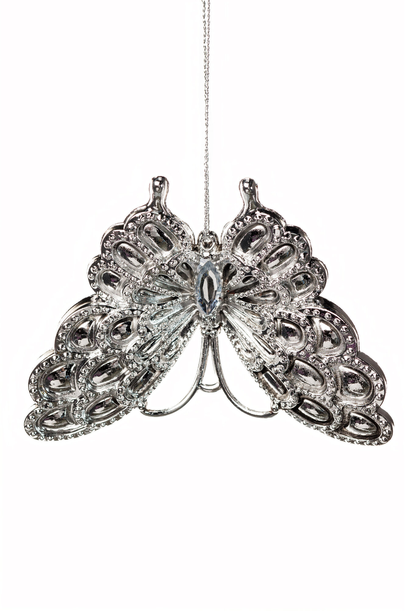 KLASSANTA Бабочка, 808028, серебро, 9 см — фото 1