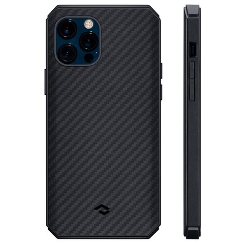 фото Чехол pitaka magez pro 2 (ki1201pp) для iphone 12/12 pro (black/grey)