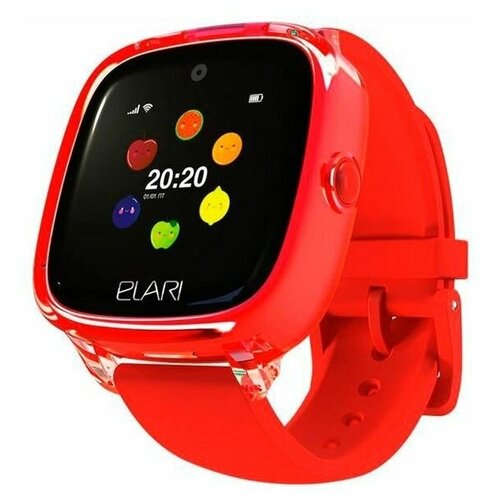 Смарт-часы Elari KidPhone 4 Fresh детские цветной дисплей 13 микрофон камера красные Elaria 1039900₽