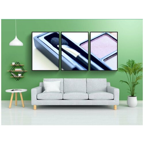 фото Набор модулных постеров для интерьера "макияж, мириться, составляют" 60x90 см. в тубусе, без рамки lotsprints