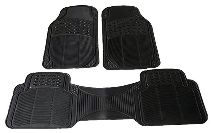 фото Универсальные резиновые коврики в салон авто