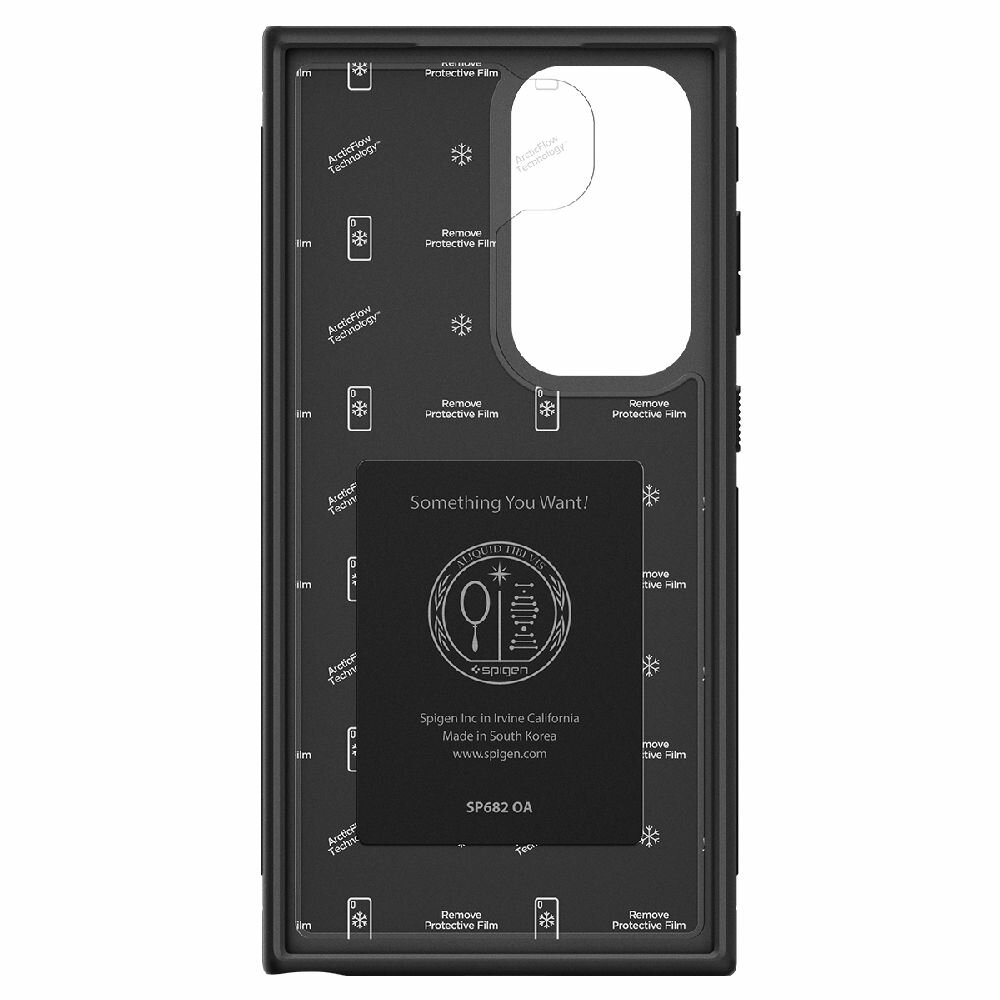 Чехол Spigen на Samsung Galaxy S24 Ultra (ACS07291) Cryo Armor / Спиген чехол для Галакси С24 Ультра накладка, противоударный, с защитой камеры, красный — фото 1