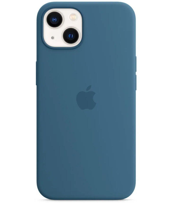 Чехол Силиконовый с цветной анимацией для iPhone 13, Slicone Case MagSafe/Blue Jay